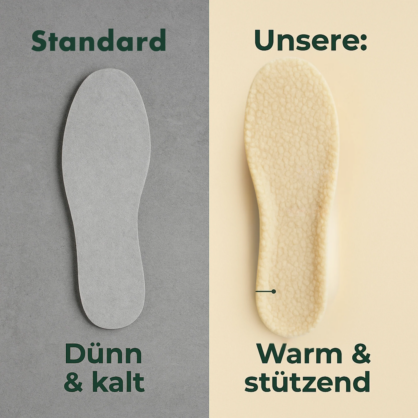 VarmNord – Varmende indlægssåler | Smertelindrende & åndbar | Til kolde dage & følsomme fødder