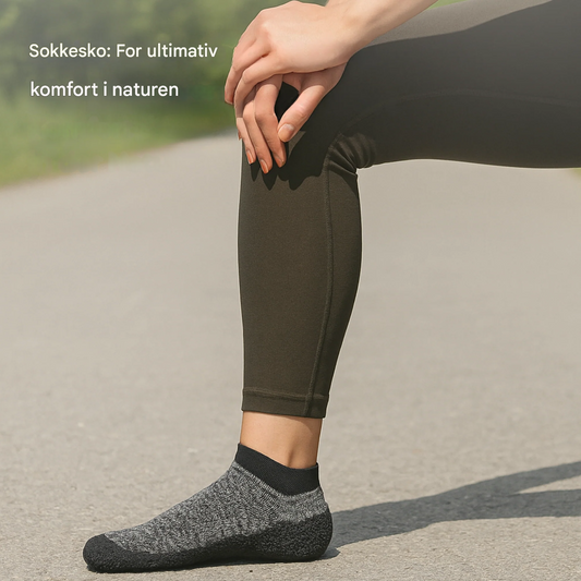 VarmNord – Sokkesko Barfodsfølelse | skridsikker åndbar | Hverdag Rejse Fodkomfort