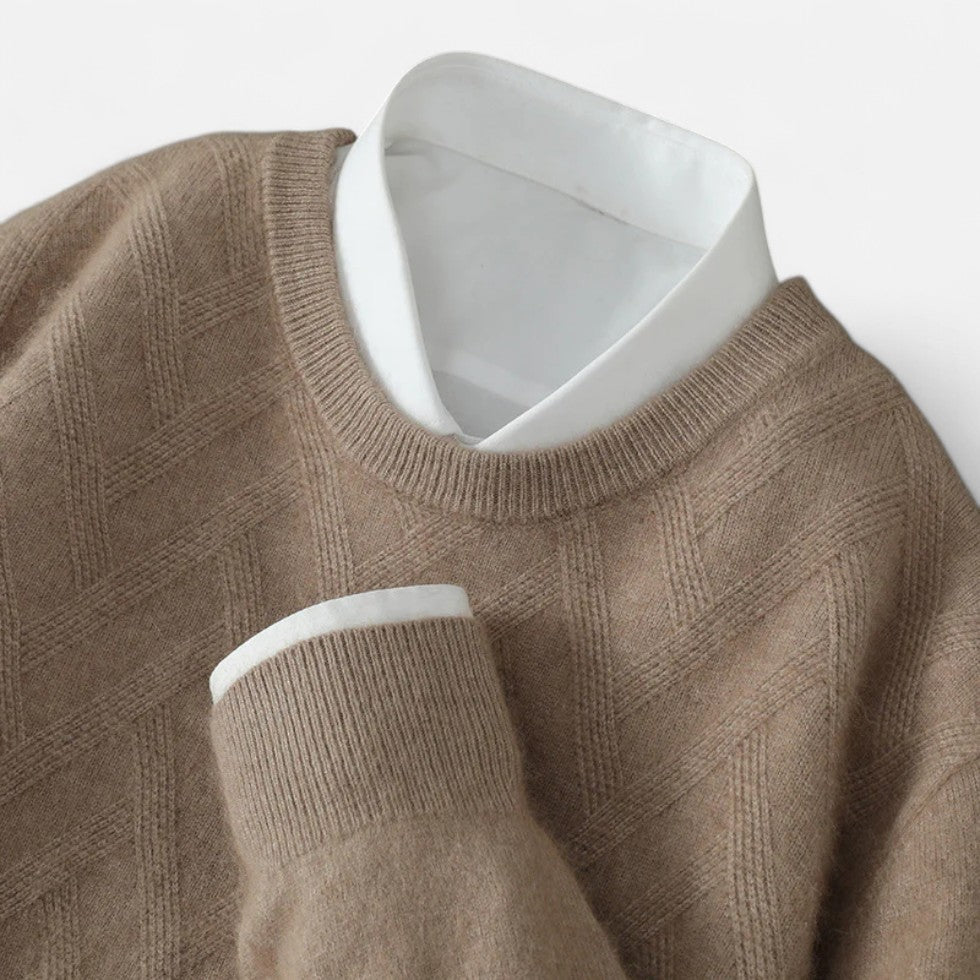 Cashmere rund hals sweater