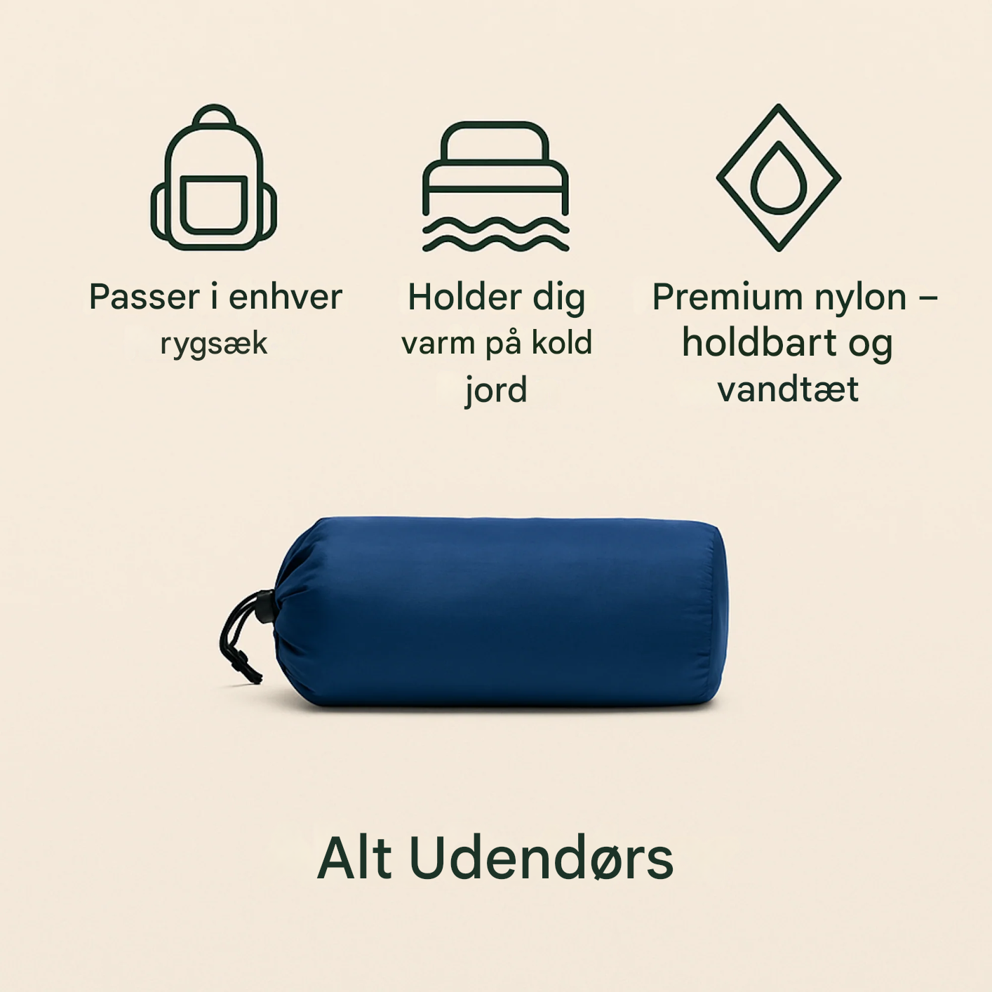 VarmNord – Ultralet Udendørs Luftmadras | Hurtig oppustelig Rutsjesikker Vandtæt | Camping Trekking Søvnkomfort