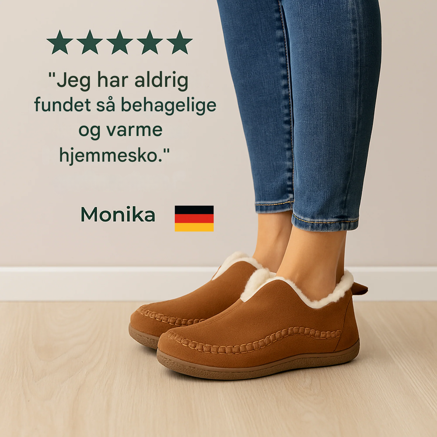 VarmNord – Varmisolerede komfort-hjemmesko | Ortopædisk, åndbar & skridsikker | Til kolde dage & smertefulde fødder