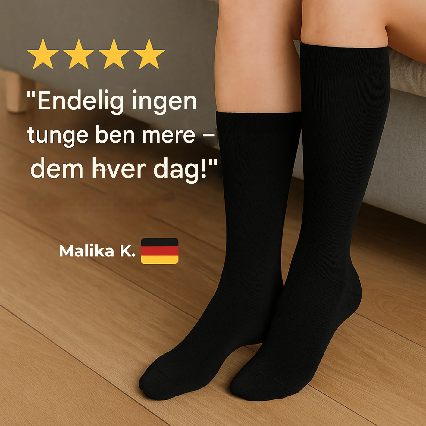 VarmNord – Kompressionsstrømper mod smerter | Åndbar & elastisk | Til sport, rejser & lange arbejdsdage