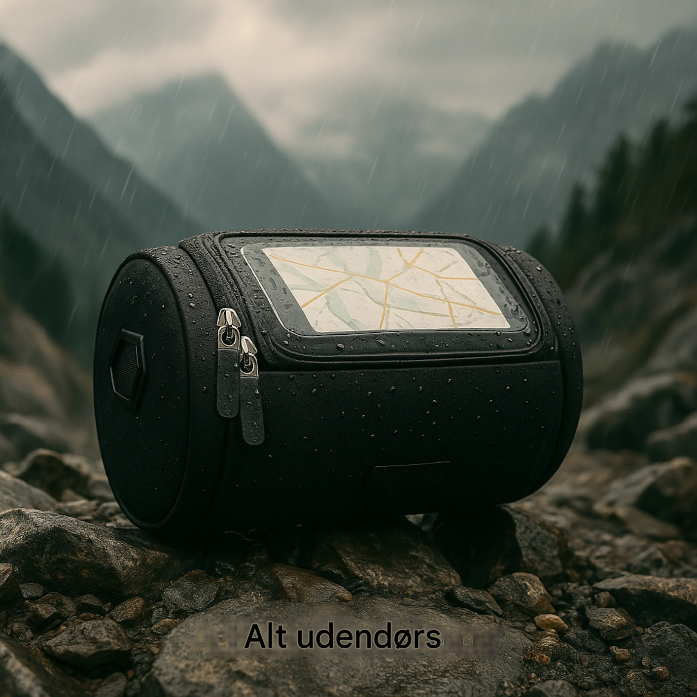 VarmNord – cykeltaske med lomme til mobil | Vandtæt touchscreen-nylon | Styre- & skuldertaske til pendlere & E-bike brugere