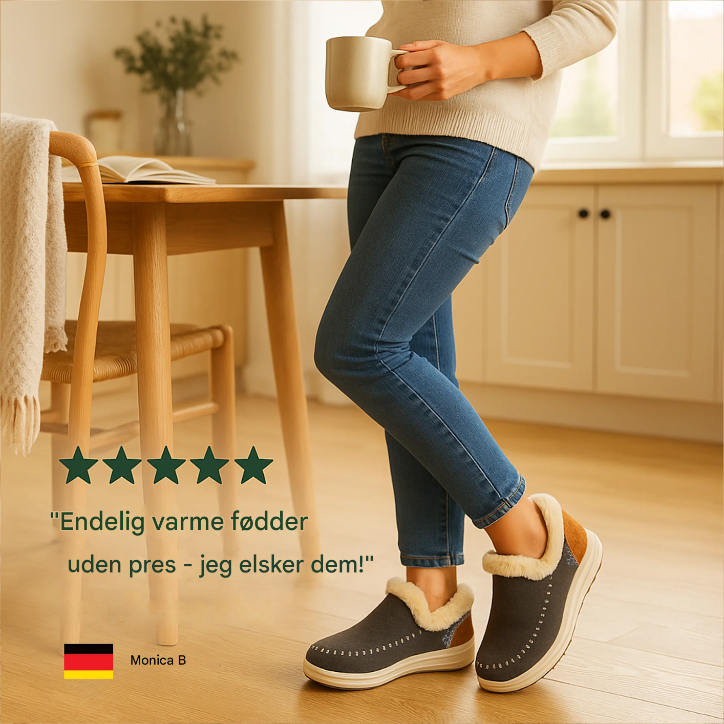 VarmNord – Komfortsko skridsikre | Plysforing & ortopædisk | Til hjemmet & hverdag
