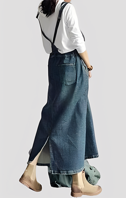 Mira - Trendigt Denim-Overall för Kvinnor
