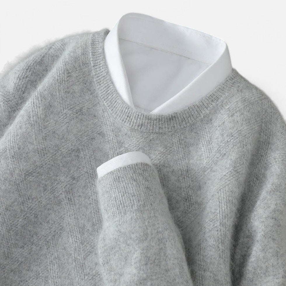 Cashmere rund hals sweater