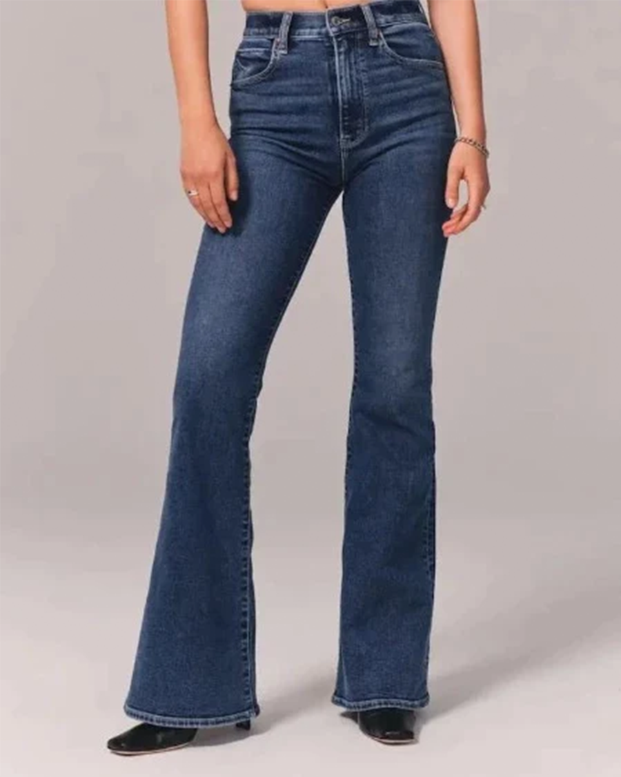 Elegante Flared Jeans med Høj Talje – Skab Dit Look