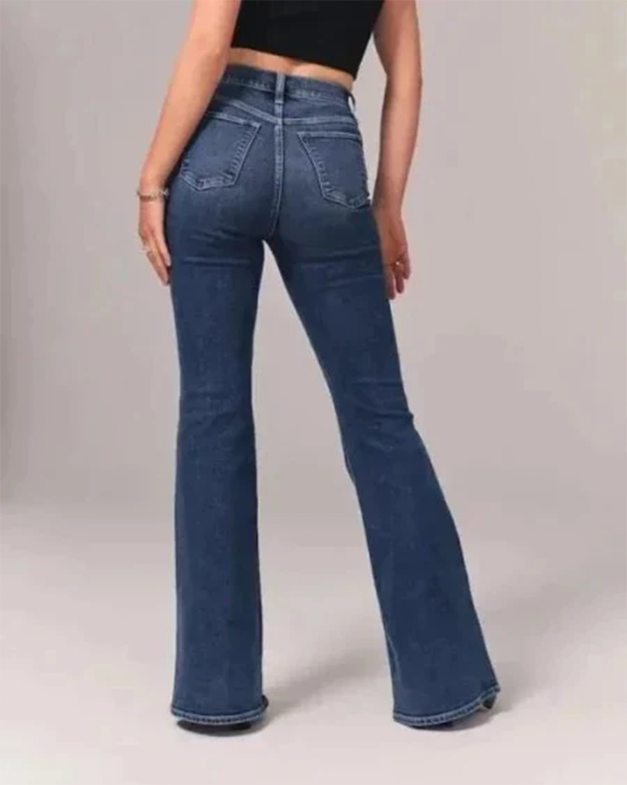 Elegante Flared Jeans med Høj Talje – Skab Dit Look