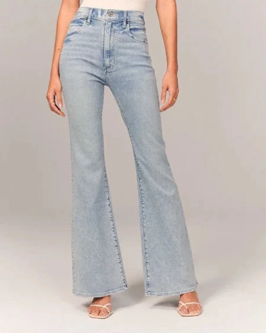 Elegante Flared Jeans med Høj Talje – Skab Dit Look