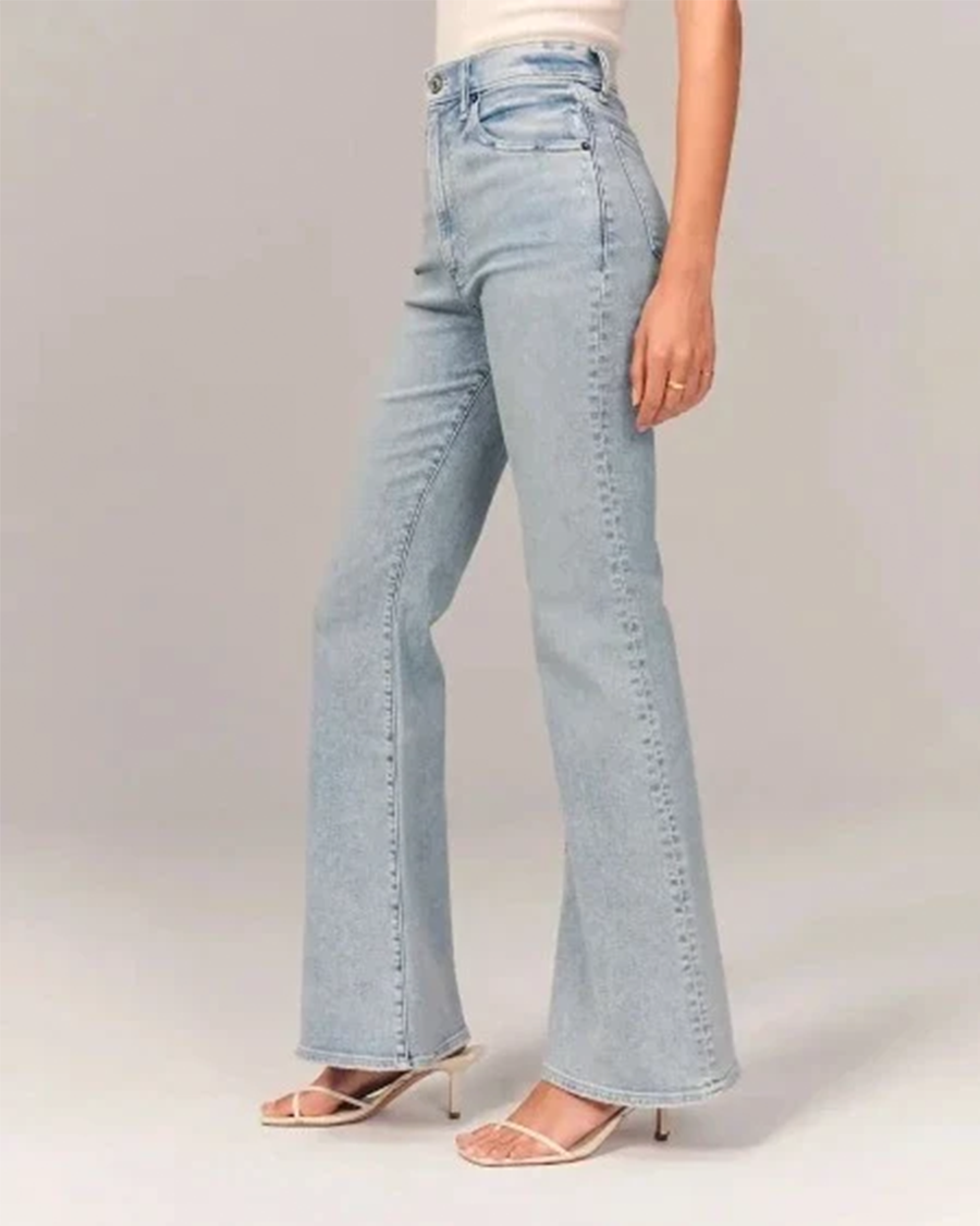 Elegante Flared Jeans med Høj Talje – Skab Dit Look
