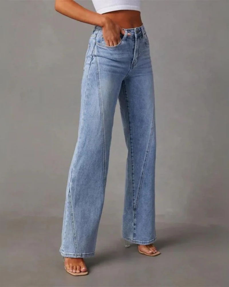 Jeans Dame – Bred skåret til moderne og afslappet stil