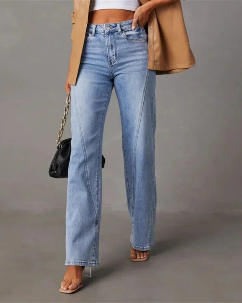 Jeans Dame – Bred skåret til moderne og afslappet stil