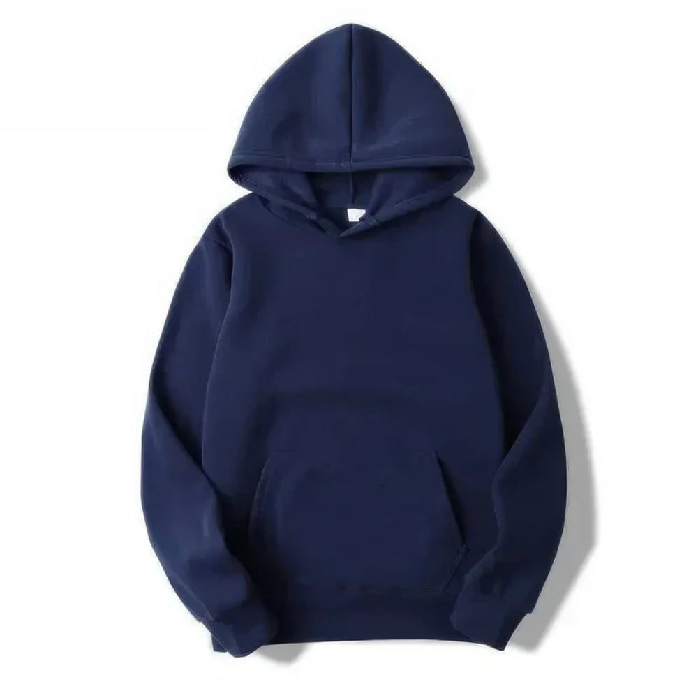 Hoodie med lange ærmer - justerbar pasform og afslappet komfort