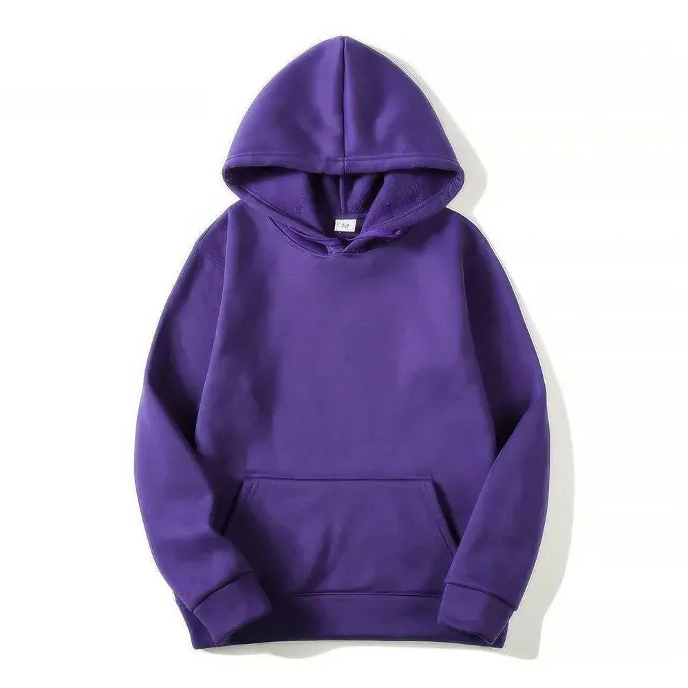 Hoodie med lange ærmer - justerbar pasform og afslappet komfort
