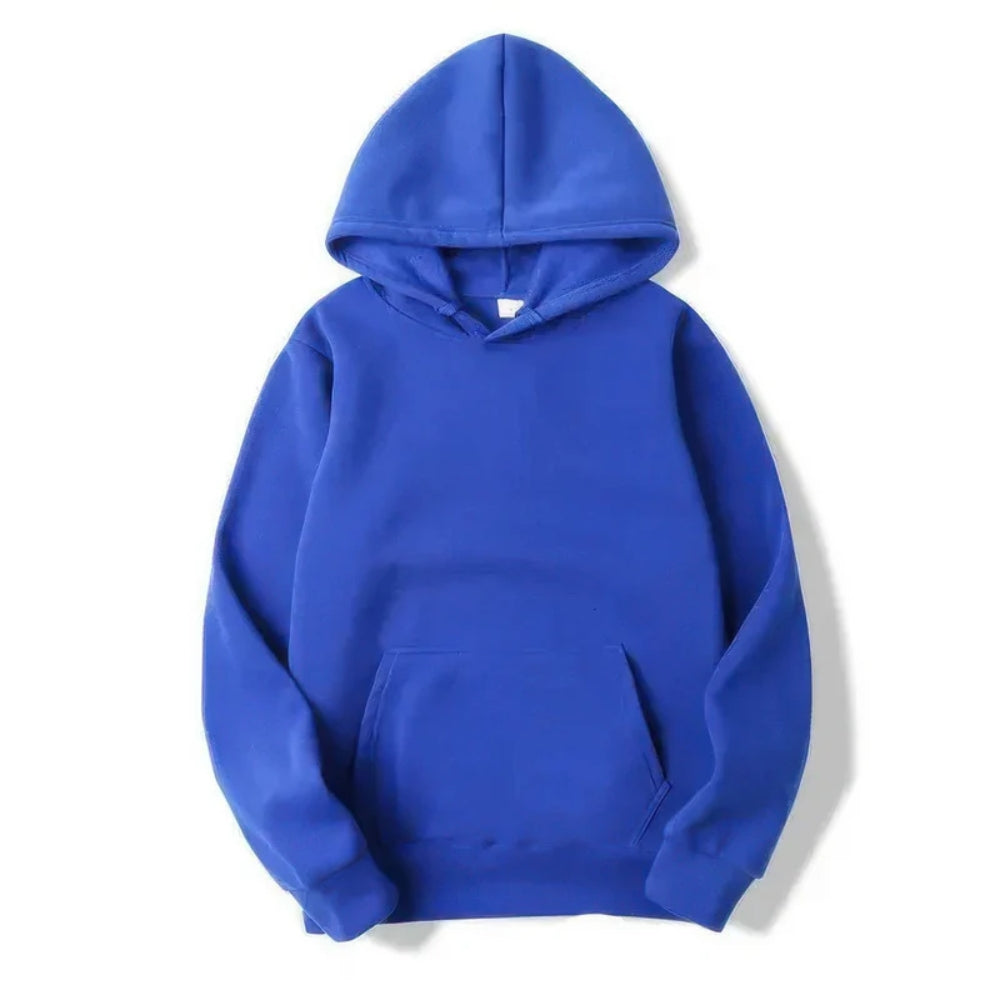 Hoodie med lange ærmer - justerbar pasform og afslappet komfort