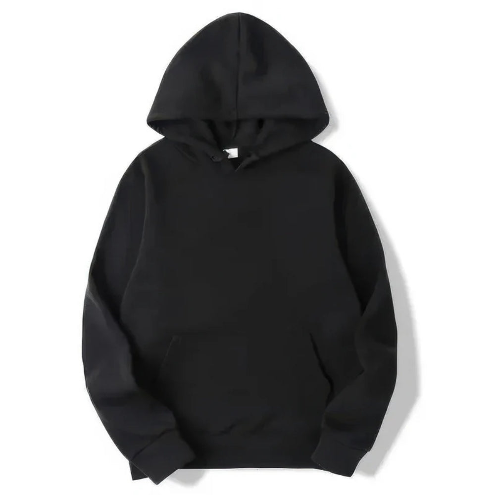 Hoodie med lange ærmer - justerbar pasform og afslappet komfort