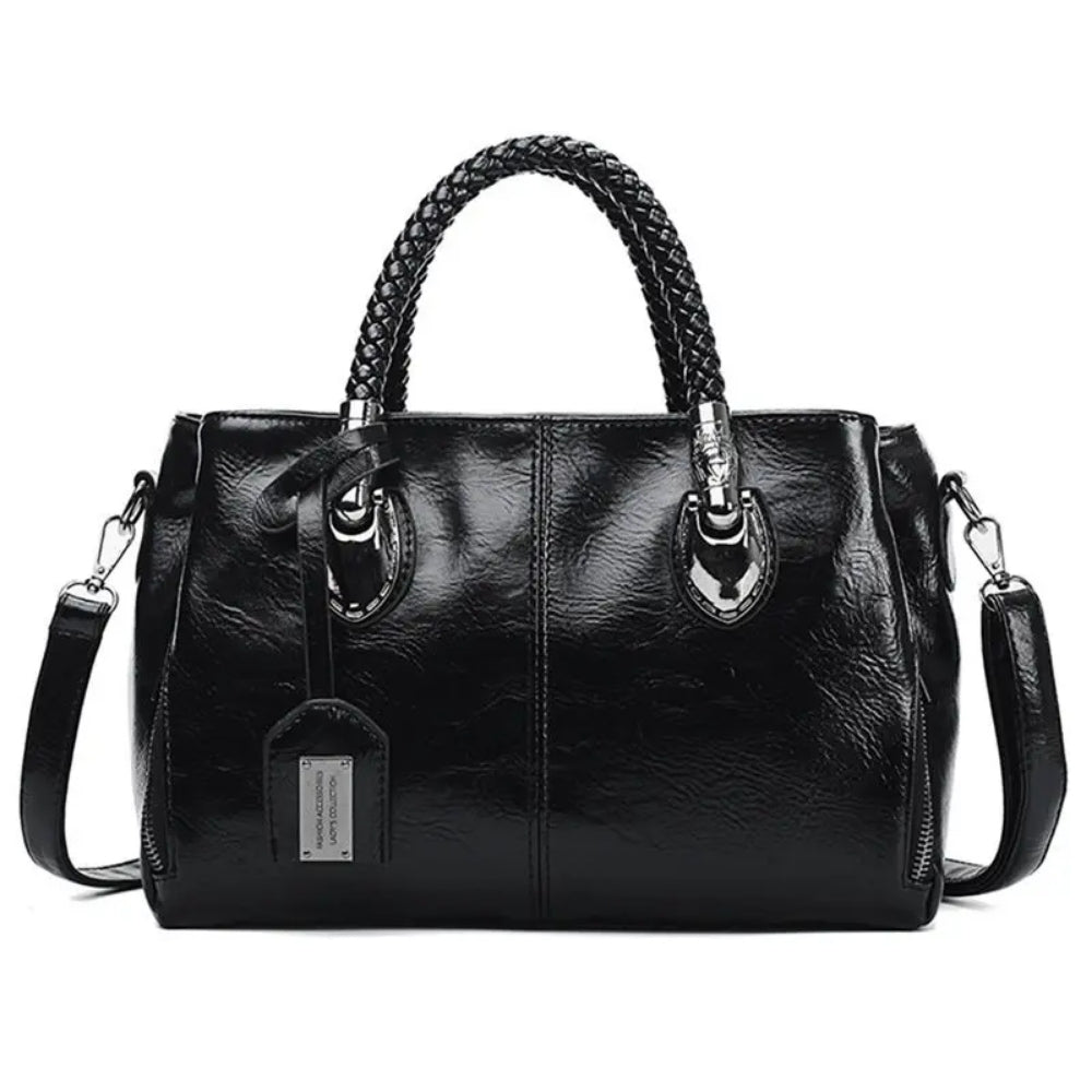 Klassisk Tote Bag – Struktureret design med flettede håndtag
