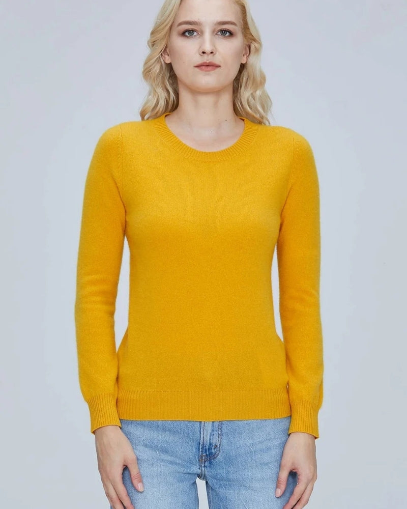 Klassisk sweater lavet af 100% merinould – uld sweater til kvinder til efterår og vinter