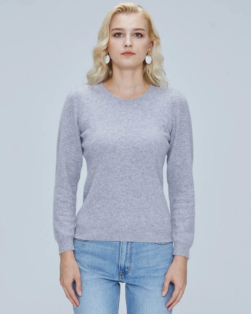 Klassisk sweater lavet af 100% merinould – uld sweater til kvinder til efterår og vinter