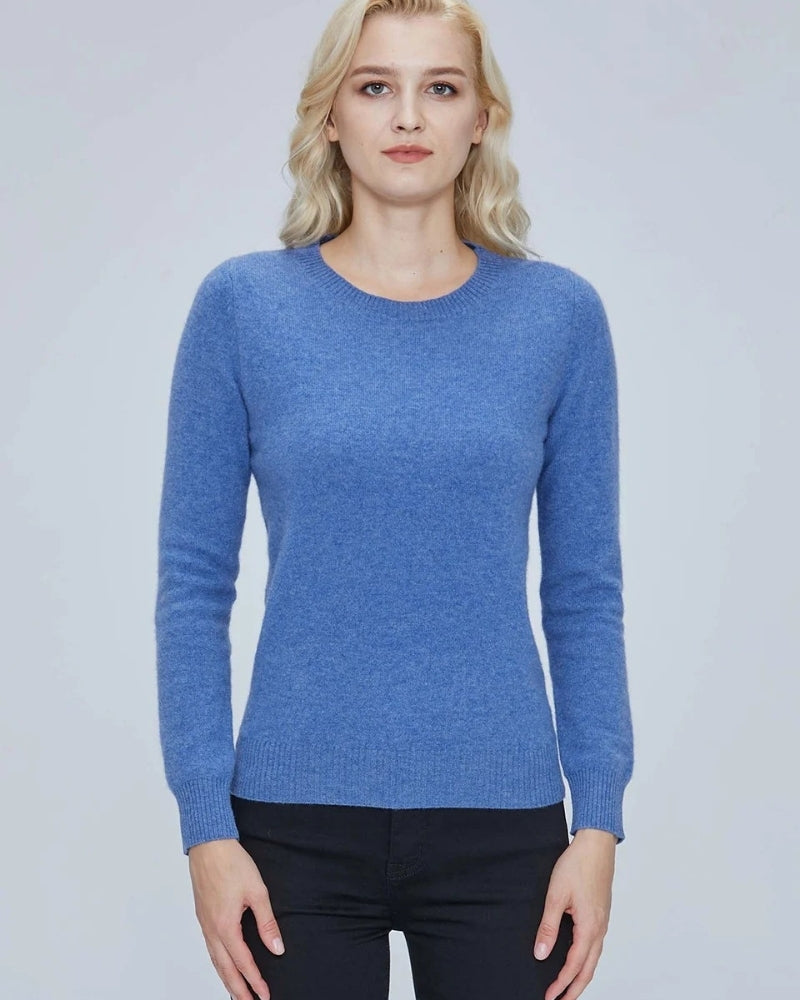 Klassisk sweater lavet af 100% merinould – uld sweater til kvinder til efterår og vinter