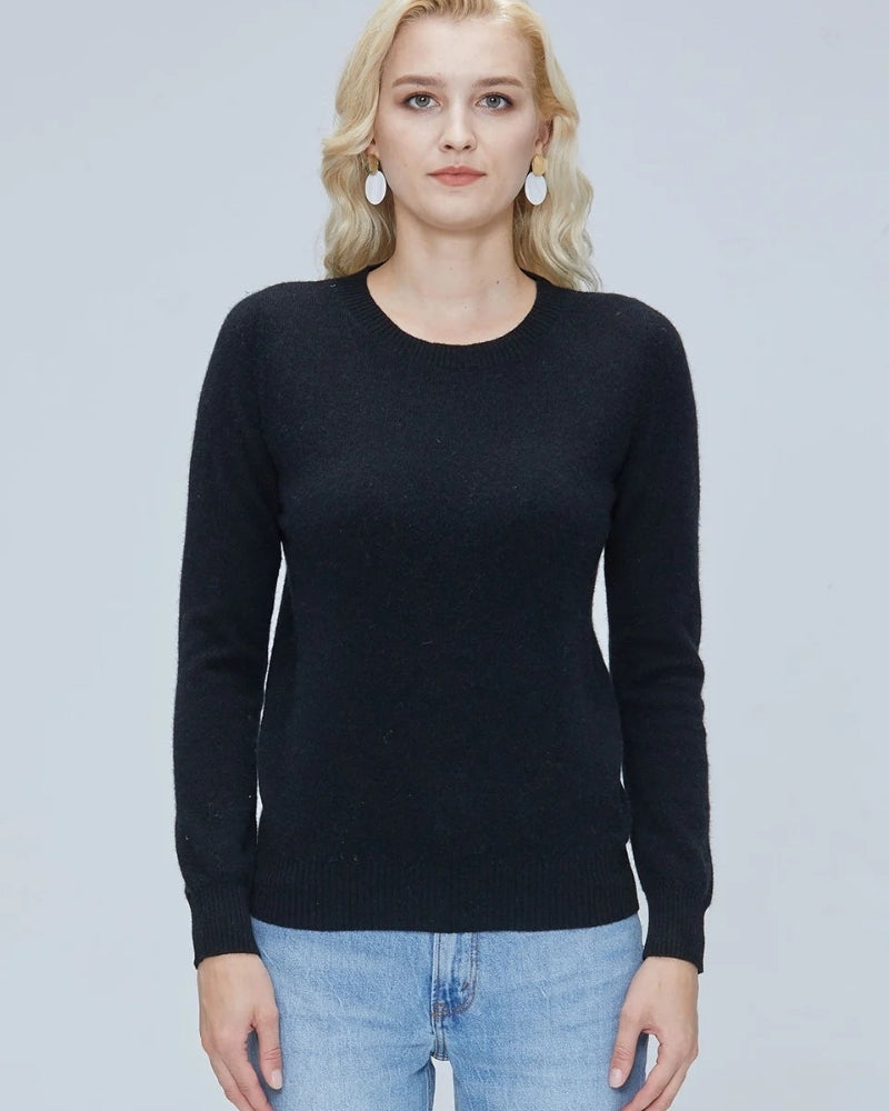 Klassisk sweater lavet af 100% merinould – uld sweater til kvinder til efterår og vinter