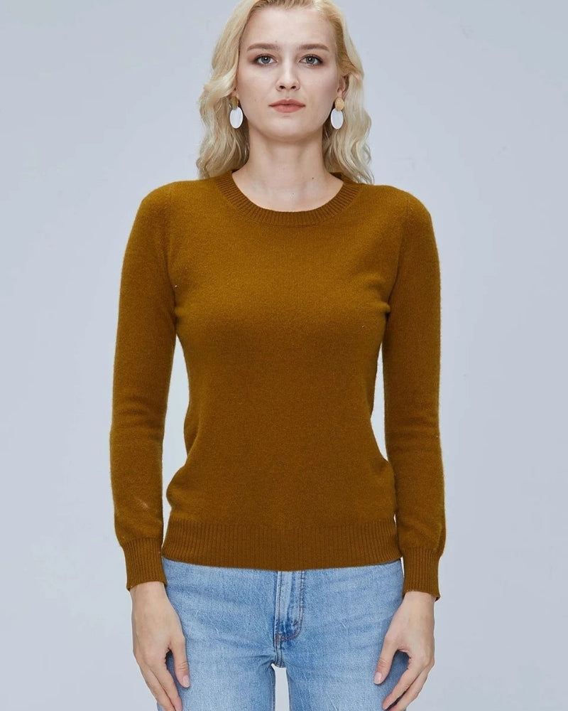 Klassisk sweater lavet af 100% merinould – uld sweater til kvinder til efterår og vinter