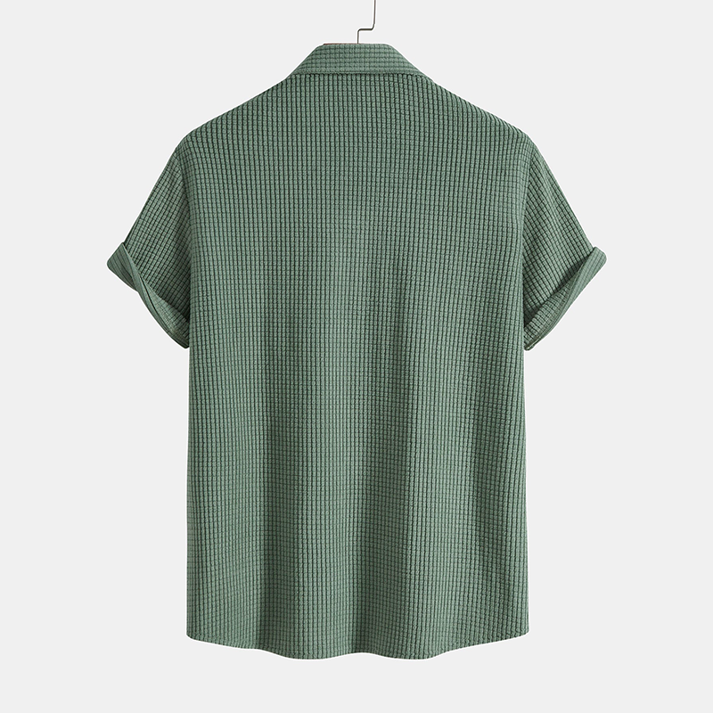 Set med herrpolo och shorts för avslappnat bruk