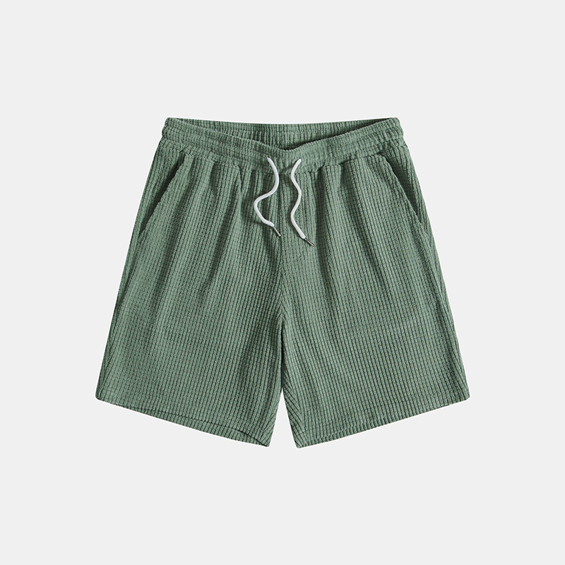 Set med herrpolo och shorts för avslappnat bruk