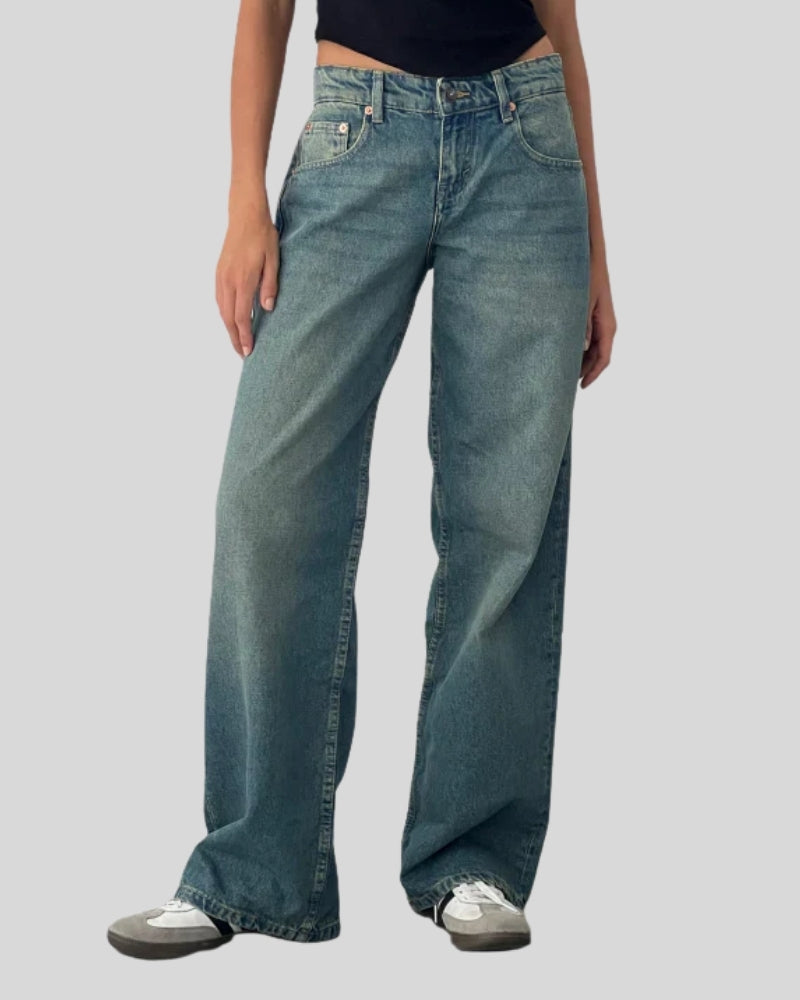 Low Waist Baggy Jeans til kvinder – Trendy streetwear-look i Y2K-stil