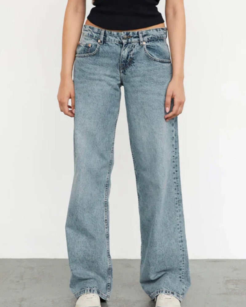 Low Waist Baggy Jeans til kvinder – Trendy streetwear-look i Y2K-stil