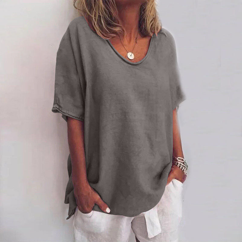 Oversized T-shirt för Dam i Lös Passform