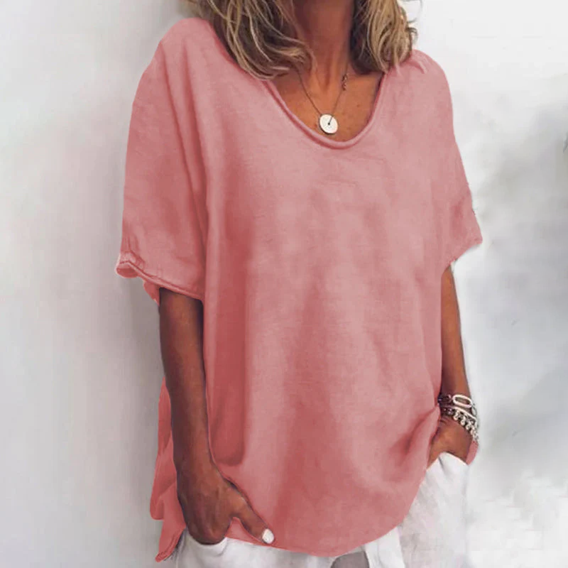 Oversized T-shirt för Dam i Lös Passform