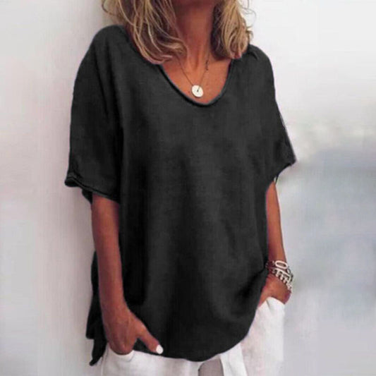 Oversized T-shirt för Dam i Lös Passform