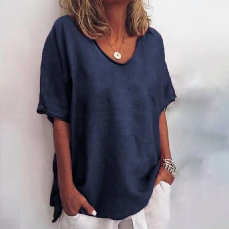 Oversized T-shirt för Dam i Lös Passform