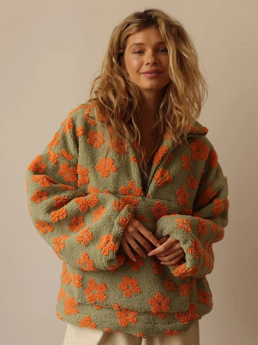 Blomsterdrøm Fleece Hoodie
