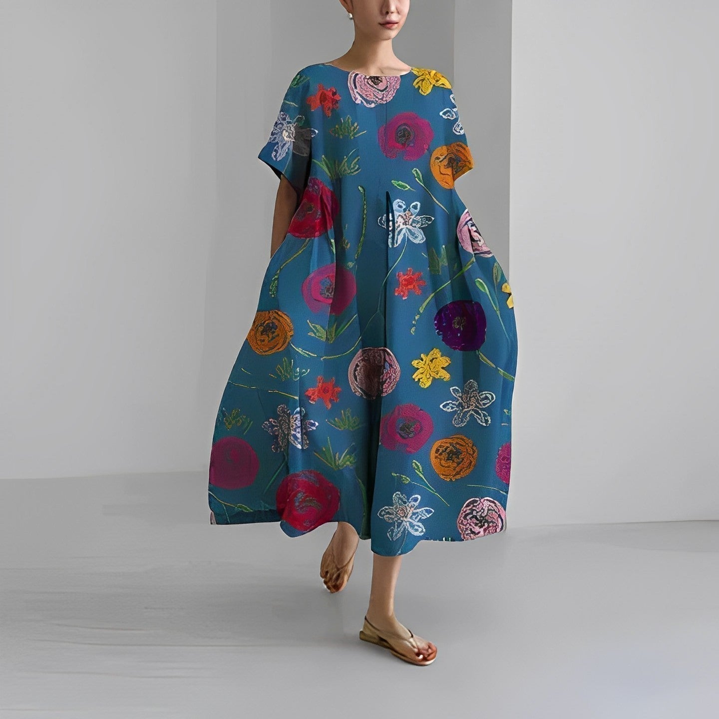 Floralis - Boho Maxiklänning för en Elegant Vårlook