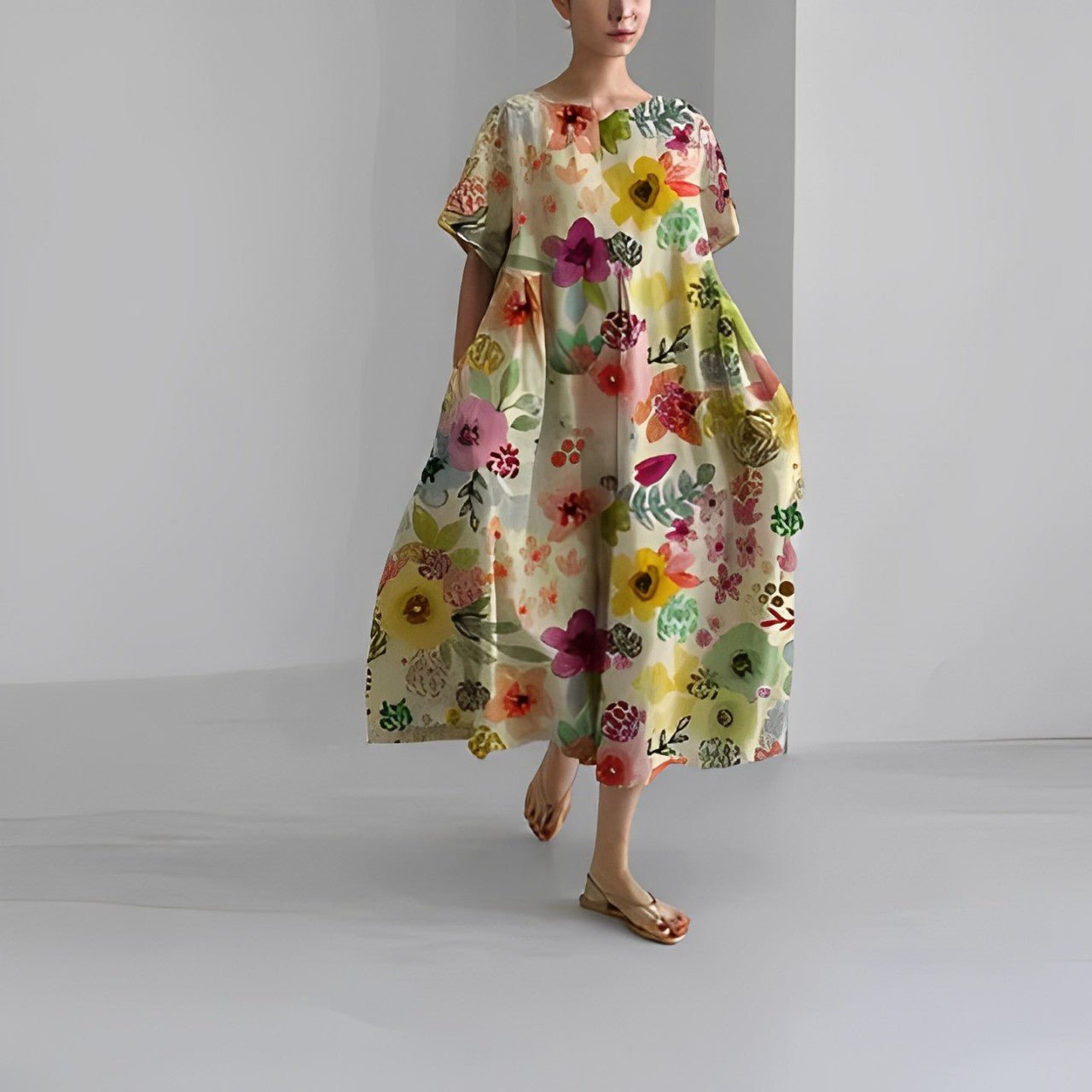 Floralis - Boho Maxiklänning för en Elegant Vårlook