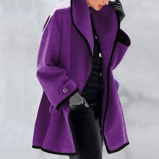 Oversize vinterjacka – damkappa med stora fickor