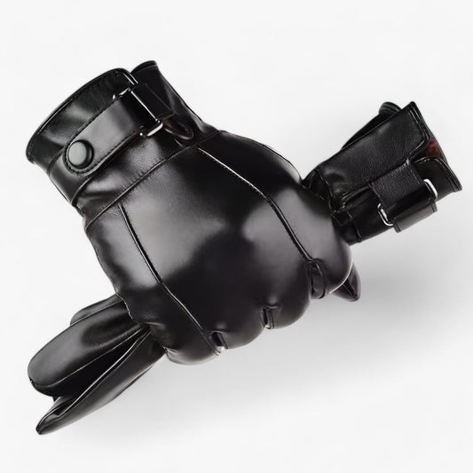 Herre Læderhandsker i Lammeskind - Ultimativ Vintervarme