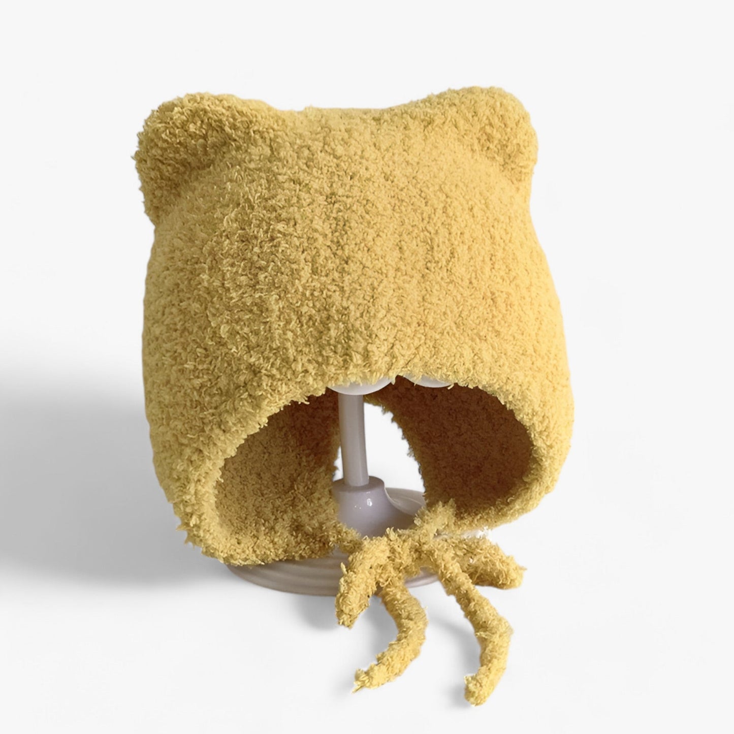 Varm og Blød Babyhue med Ørebeskyttelse - Ideel til Vinter