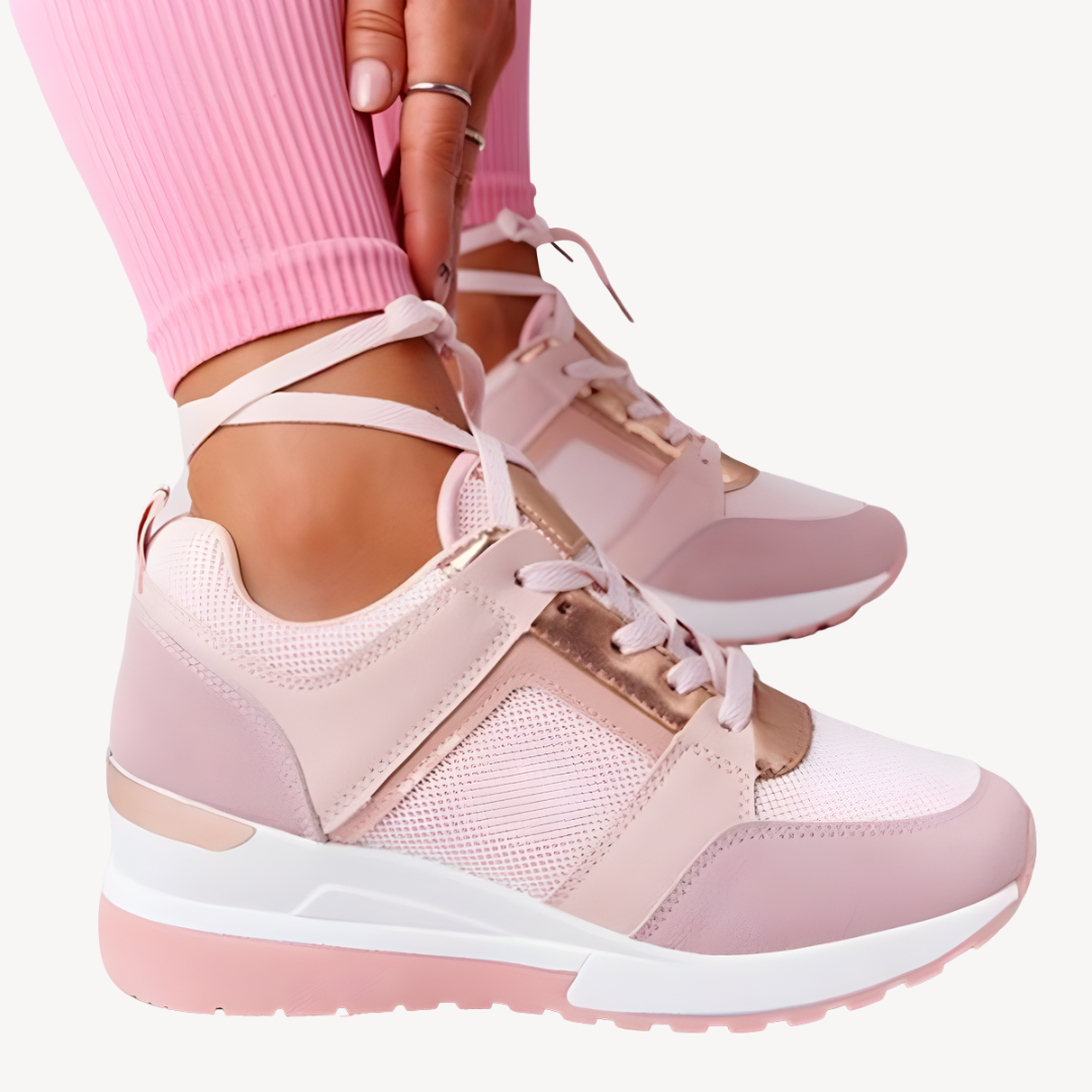 Sommar Sneakers med Kilklack för Damer