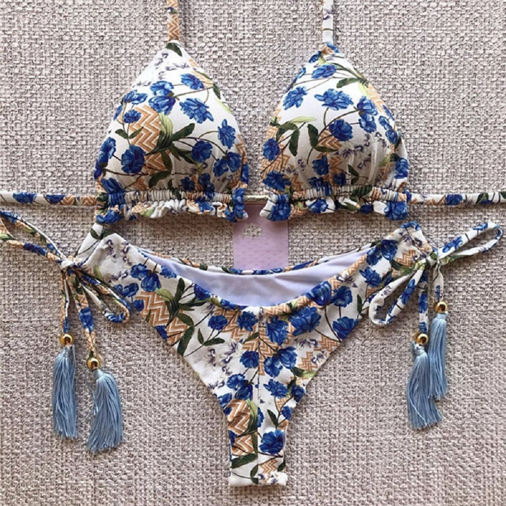 Bikinis Set med Push-up-effekt