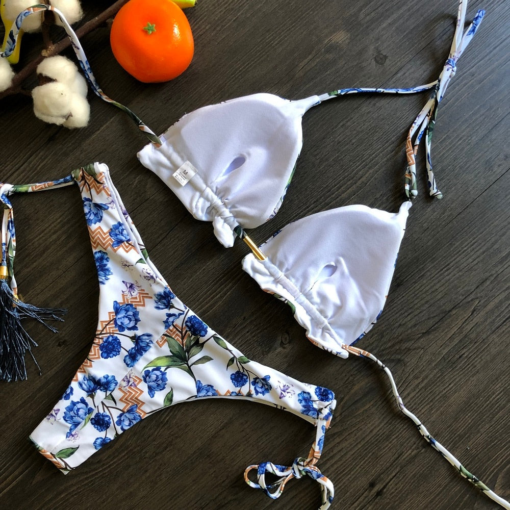 Bikinis Set med Push-up-effekt