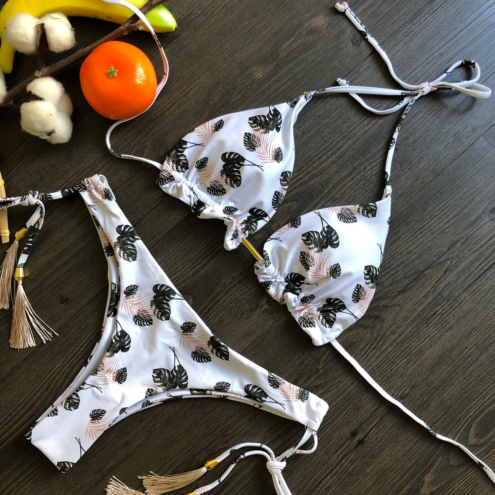 Bikinis Set med Push-up-effekt