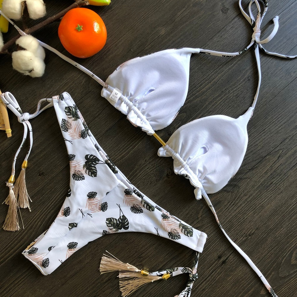 Bikinis Set med Push-up-effekt