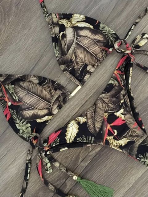 Bikinis Set med Push-up-effekt
