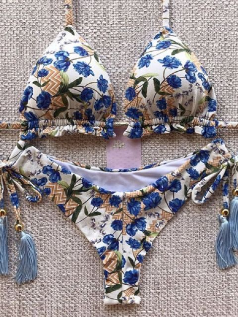 Bikinis Set med Push-up-effekt