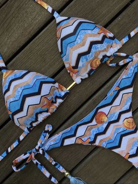 Bikinis Set med Push-up-effekt