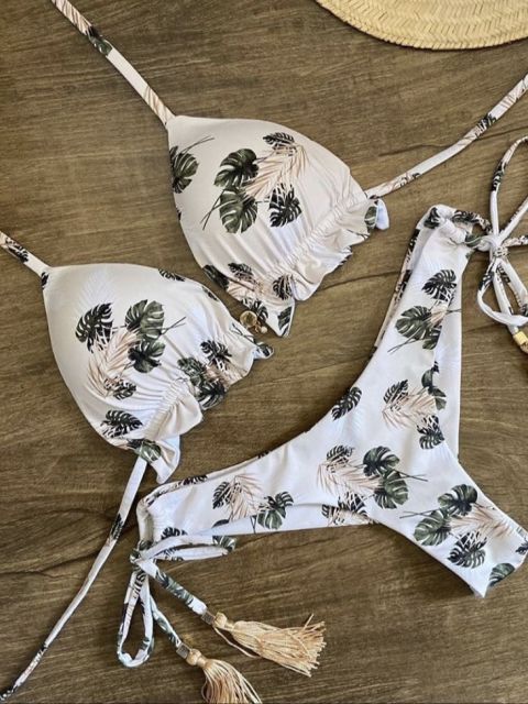 Bikinis Set med Push-up-effekt