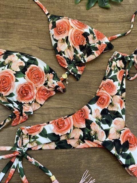 Bikinis Set med Push-up-effekt